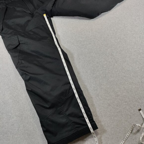 Polar Edge Cargo Snow Pants Mens Small Black Insulated Nylon Snowboard Outdoor - Picture 7 of 8